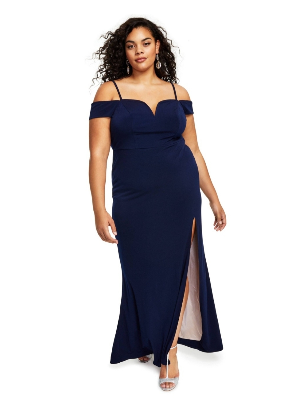 💙 100. City Studio Size 18W Navy Formal Dress